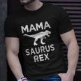 Womens Mama Saurus Rex Funnyrex Mommy Party Gift Unisex T-Shirt Gifts for Him