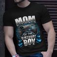Womens Mom Of The Birthday Boy Matching Video Gamer Birthday Party V2 Unisex T-Shirt Gifts for Him