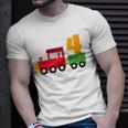 4Th Birthday Trains Theme Party 4 Years Old Boy Toddler Boys Unisex T-Shirt Gifts for Him