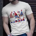 4Th Of July 2022 Patriotic Gnomes Funny American Usa Unisex T-Shirt Gifts for Him