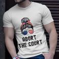 Abort The Court Pro Choice Support Roe V Wade Feminist Body Unisex T-Shirt Gifts for Him