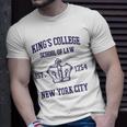 Alexander Hamilton Kings College School Of Law Unisex T-Shirt Gifts for Him