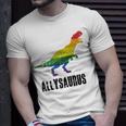 Allysaurus Ally Pride Gay Pride Lgbt Allysaurus Unisex T-Shirt Gifts for Him