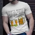 Beer Drinking Dont Worry Ive Had Both My Shots And Booster V2 Unisex T-Shirt Gifts for Him