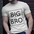 Big Bro Brother Announcement Gifts Dada Mama Family Matching Unisex T-Shirt Gifts for Him
