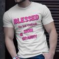 Blessed To Be Called Mom Granny Best Quote Unisex T-Shirt Gifts for Him