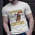 Chicken Farmer Professional Chicken Chaser Unisex T-Shirt Gifts for Him