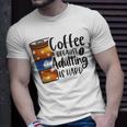 Coffee Because Adulting Is Hard Funny Sarcastic Design Unisex T-Shirt Gifts for Him