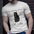 Completely Sane Cat Lady Cat Lover Unisex T-Shirt Gifts for Him