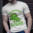 Cool Triceratops 3X Better Than Unicorns Funny Dinosaur Gift Unisex T-Shirt Gifts for Him