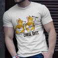 Corgi Set Sticker Design Funny Corgi Set Stickers Unisex T-Shirt Gifts for Him