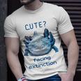 Cute Axolotl Facing Extinction Unisex T-Shirt Gifts for Him