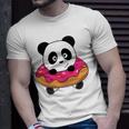 Cute Panda Bear Pandas Donut Sprinkles Unisex T-Shirt Gifts for Him