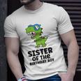 Dinosaur Birthday Sister Of The Birthday Boy Unisex T-Shirt Gifts for Him