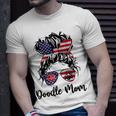 Doodle Mom Happy 4Th Of July American Flag Day Unisex T-Shirt Gifts for Him