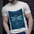 Dragonfly With Floral Vintage Unisex T-Shirt Gifts for Him
