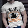 Easily Distracted By Rubber Ducks Duck Unisex T-Shirt Gifts for Him