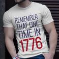 Fourth Of July Remember 1776 Funny 743 Shirt Unisex T-Shirt Gifts for Him