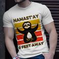 Funny Cute Sloth Yoga Namastay Social 863 Shirt Unisex T-Shirt Gifts for Him