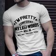 Funny Im Pretty Confident V2 Unisex T-Shirt Gifts for Him