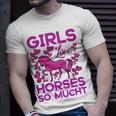 Girls Love Hhoresed So Much Unisex T-Shirt Gifts for Him