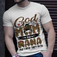 God Gifted Me Two Titles Mom And Nana Leopard Unisex T-Shirt Gifts for Him