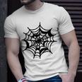 Halloween Spider Web Pattern Unisex T-Shirt Gifts for Him