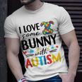 I Love Some Bunny With Autism Unisex T-Shirt Gifts for Him