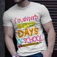 Kids Funny I Survived 180 Days Of School Last Day Of School Unisex T-Shirt Gifts for Him