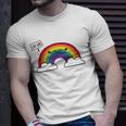 Love Wins Lgbt Kawaii Cute Anime Rainbow Flag Pocket Design Unisex T-Shirt Gifts for Him