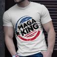 Maga King American Flag Red Blue Usa Lover Gift Unisex T-Shirt Gifts for Him