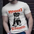 Miniature Schnauzer At Home Meal Timer Multi Tasking Dog Unisex T-Shirt Gifts for Him