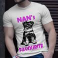 Miniature Schnauzer At Home Nans Favourite Multi Tasking Dog Unisex T-Shirt Gifts for Him