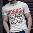 Nonnie Grandma Nonnie The Woman The Myth The Legend T-Shirt Gifts for Him