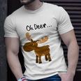Oh Deer Cute Deer Save Wildlife Unisex T-Shirt Gifts for Him