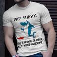 Pap Grandpa Pap Shark Like A Normal Grandpa But More Awesome T-Shirt Gifts for Him