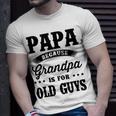 Papa Because Grandpa Is For Old Guys Fathers Day 41 Shirt Unisex T-Shirt Gifts for Him