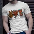 Peace Love Coffee Unisex T-Shirt Gifts for Him