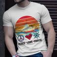 Peace Love Cruising Family Cruise Vacation Matching Gift Unisex T-Shirt Gifts for Him