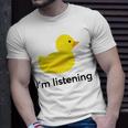 Programmer Rubber Duck Sticker Unisex T-Shirt Gifts for Him