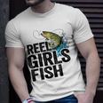 Reel Girl Fish Unisex T-Shirt Gifts for Him