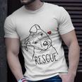 Rescue Dog Pitbull Rescue Mom Adopt Dont Shop Pittie Raglan Baseball Tee Unisex T-Shirt Gifts for Him