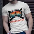 School Is Important But Skiing Is Importanter Unisex T-Shirt Gifts for Him