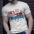 Shes My Firecracker 4Th July Matching Couples His And Hers Unisex T-Shirt Gifts for Him