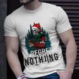 Skeleton Santa I Regret Nothing Christmas Unisex T-Shirt Gifts for Him