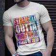 Straight Outta Middle School 2022 Graduation Unisex T-Shirt Gifts for Him
