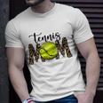 Tennis Mom Leopard Tennis Mom Mothers Day Unisex T-Shirt Gifts for Him