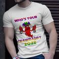 Whos Your Crawdaddy Crawfish Flag Mardi Gras Kids Men Women Unisex T-Shirt Gifts for Him
