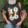 1966 Birthday 60S 1960S Sixties Hippy Retro Style Fun Unisex T-Shirt Gifts for Old Men