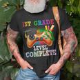 1St Grade Level Complete Last Day Of School Graduation Unisex T-Shirt Gifts for Old Men
